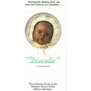 Brochure for Danielle Doll by Yolanda Bello Excellent Condition pamphlet vintage